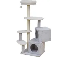 Europet Krabpaal Sparta Grijs 48 x 38 x 120 cm - Kat