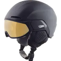 Alpina Skihelm Alto Q Lite Black Matt (Gold Mirror)-51 - 55 cm