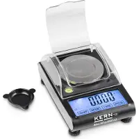 Kern TGD 50-3C TGD 50-3C Zakweegschaal Weegbereik (max.) 50 g Resolutie 1 mg werkt op batterijen Zwart