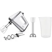 Krups GN9121 Handmixer met mengstaaf - Wit