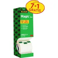 3M Scotch Magic plakband 19 mm x 33 m (8 rollen)