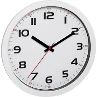 TFA-Dostmann 60.3050.02 Wandklok Quartz 305 mm x 305 mm x 38 mm Wit