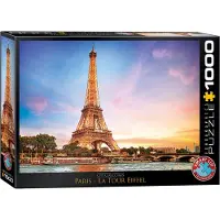Eurographics Paris - La Tour Eiffel Puzzel (1000 stukjes)