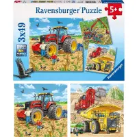 Ravensburger Puzzle - Mécanique, 3x49 pièces