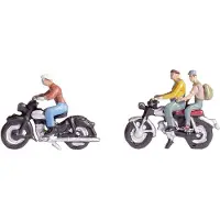 Noch 36904 N Motorrijders figuren Geverfd, Staand