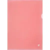 Pierre by Elba documenthoezen Premium A4, PVC, glashelder, rood, 25 stuks