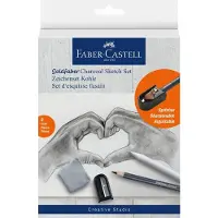Faber-Castell Viltstift Faber-Castell Goldfaber houtskool schetsset