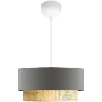 Lux.pro Design hanglamp Loughborough E27 wit grijs en geel