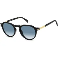 David Beckham Zonnebril - - DB 1171/S 2M2/08 - Ronde kunststof montuur - Verloopglazen - UV400