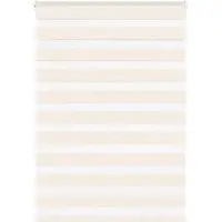 vidaXL Dubbele rolgordijn, marmerbeige, 110x150 cm, stofbreedte 105,9 cm, polyester