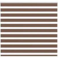 vidaXL Zebra rolgordijn 160x150 cm stofbreedte 155,9cm polyester bruin