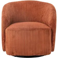 Bloomingville Pradi Loungestoel, oranje, polyester
