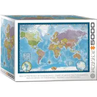 Sonstige Verlage World Map Puzzel (5000 stukjes)