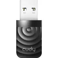 Cudy WU1300S WLAN Adapter USB 3.2 Gen 1 (USB 3.0) 1300 MBit/s (USB), Netwerkadapter, Zwart