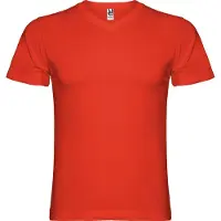 Roly 2 Pack Rood T-shirt Samoyedo 155 gram met V-hals merk maat M