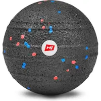 Hop-Sport Massagebal Diameter 10 cm - Fasciabal voor Zelfmassage, Waterafstotend (10 cm), zwart