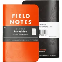 Field Notes Expedition Waterproof Notebooks FNC-17 Dot-Graph 3-Pack, notitieboekjes