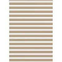 vidaXL Zebra Blind 160x230 cm stofbreedte 155,9 cm polyester zandbruin