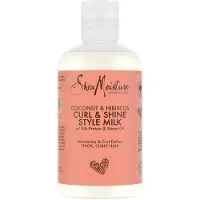 Shea Moisture SheaMoisture Curl & Shine Style Milk - Coconut & Hibiscus - zonder sulfaten en siliconen - 254 ml
