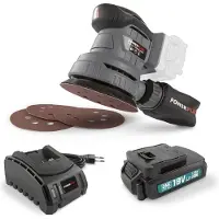 Powerplus POWEBESS1 Excentrische schuurmachine - 18V - Incl. batterij. 1.5AH & Lader
