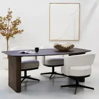 Giga Meubel Eettafel Dai Walnoot Deens Ovaal 200cm