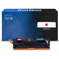 PrintAbout Toner 731 M Magenta geschikt voor Canon