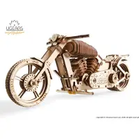 Ugears Houten Modelbouw Motorfiets VM-02 - 3D model voor 14+ jaar - 189 onderdelen