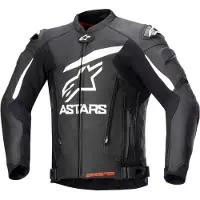 Alpinestars GP Plus V4 Leren Jas Zwart Wit Maat 48