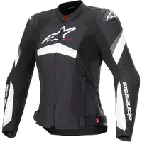 Alpinestars Stella T-GP Plus R V4, textieljas dames ,Zwart/Wit ,XS