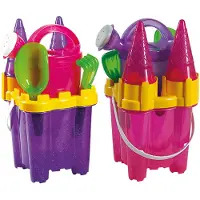 Simba Siva Toys 225167 Siva ''Sandeimerset Kasteel Glitter 7 stuks. '' Multi Kleur