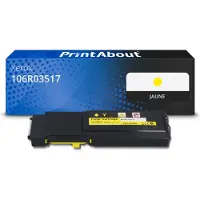 PrintAbout Huismerk Xerox 106R03517 Toner Geel