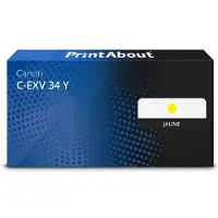 PrintAbout Huismerk Canon C-EXV 34 Y Toner Geel