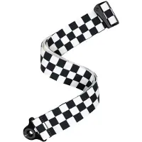 D'Addario 50BAL13 Auto Lock Gitaarband Skater Checkerboard