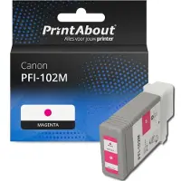 PrintAbout Huismerk Canon PFI-102M Inktcartridge Magenta