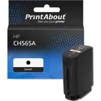 PrintAbout Huismerk HP CH565A (82) Inktcartridge Zwart