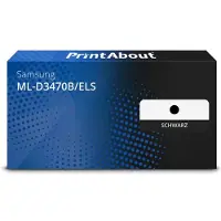 PrintAbout Toner ML-D3470B/ELS (SU672A) Zwart geschikt voor Samsung