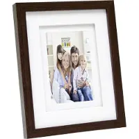 Deknudt fotolijst S65KQ1 - bruin met passe-partout - foto 15x20