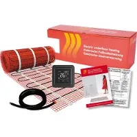 Rosani by MAGNUM Mat elektrische vloerverwarming Set - 750 Watt - 5 m2 - met Wifi thermostaat zwart 281025