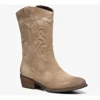 Harper suede dames western laarzen beige maat 40