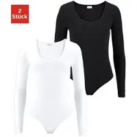 Vivance Body met lange mouwen elastische katoenkwaliteit (Set van 2) | Maat 40/42