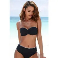 LASCANA Bikinibroek zwart