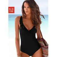 Jette Badpak met elegante ruche en modellerend effect | Maat CC