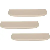 Starfurn Wandplank Gusta Sand | 60 cm | Set van 3 (Beige, 60x15x20cm)