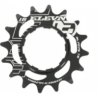 Elevn Aluminium Tandwiel Shimano Zwart || Maat: 18