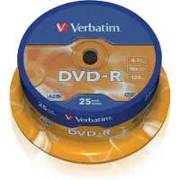 Verbatim DVD-R 4.7 GB 25 Stuks