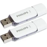Philips USB stick | Snow | 32 GB | 2 stuks (USB A, USB 2.0)