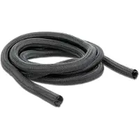DeLOCK Geflochten slang, zelfsluitend, 2 meter x 25 mm, zwart