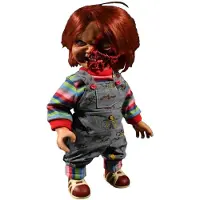 Mezco Figurine - - Praatpizza Gezicht Chucky - 15 pouces - 11 articulatiepunten - Collectible