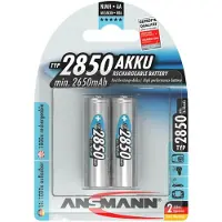 Ansmann Oplaadbare AA / HR6 Ni-MH Batterijen (2 stuks, min. 2650 mAh)