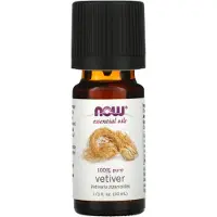 Now , Essentiële Olieën, Vetiver, 1/3 fl oz (10 ml)